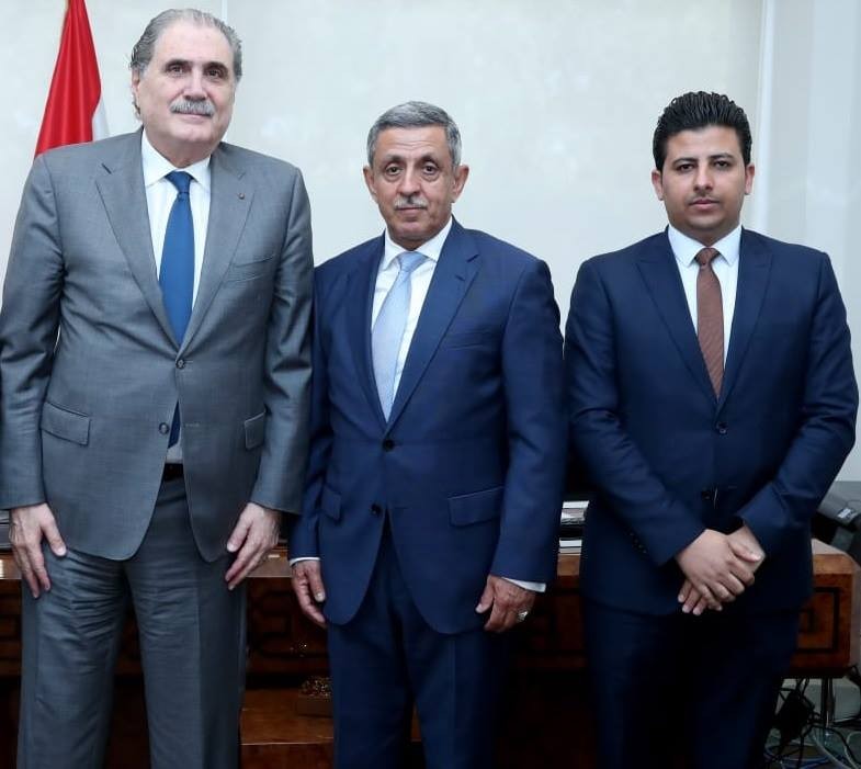 لقاء يجمع السفير الدعيس بوزير الدولة لشؤون رئاسة الجمهورية اللبناني