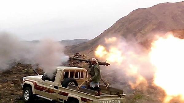 الجيش ينفذ هجوما على مواقع المليشيات شمالي البيضاء