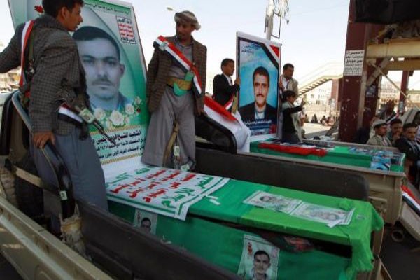 جثث للانقلابيين الحوثيين تصل مستشفى ذمار العام