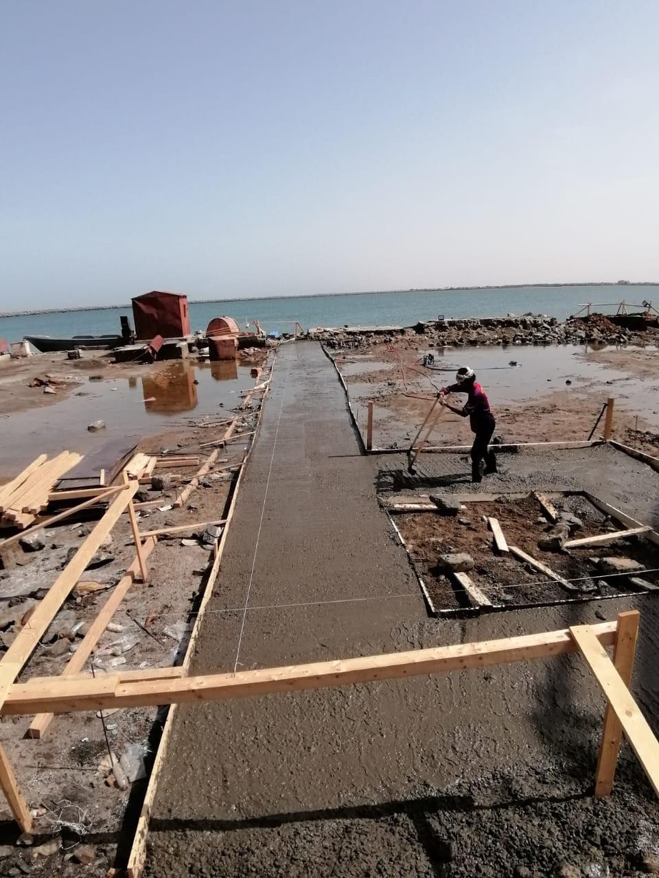 "إعمار اليمن" يبدأ أعماله في إنشاء ورشة صيانة القوارب في ميدي بحجة