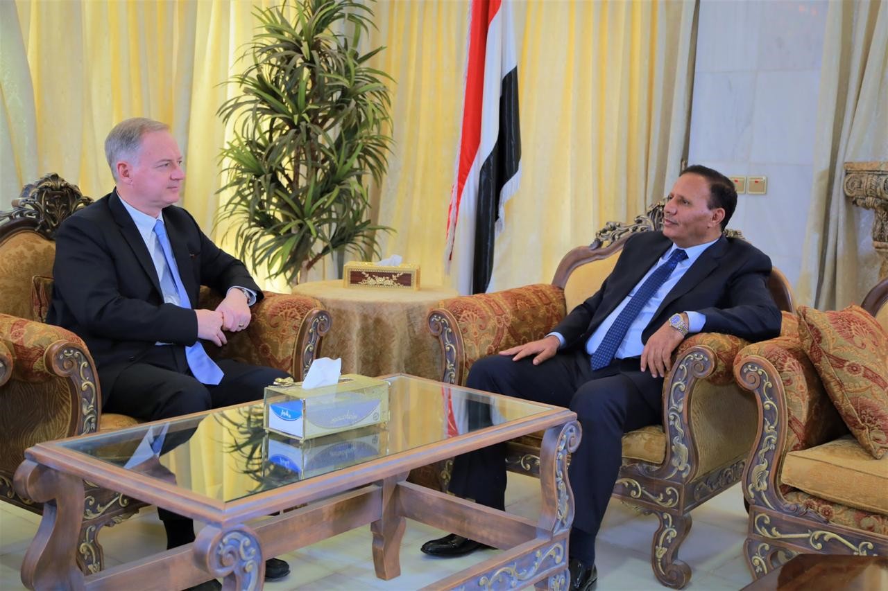 جباري يبحث مع السفير الأمريكي مستجدات الأوضاع الجارية في اليمن