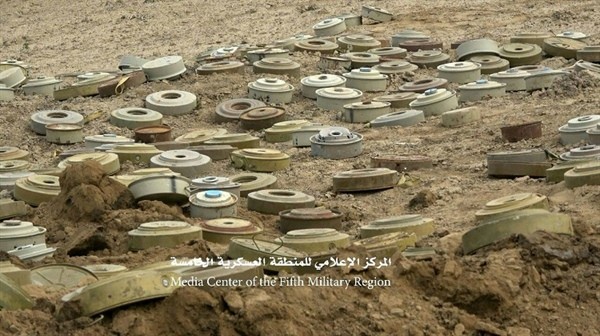 إتلاف 7 ألف لغم زرعتها المليشيات الحوثية في كتاف بصعدة