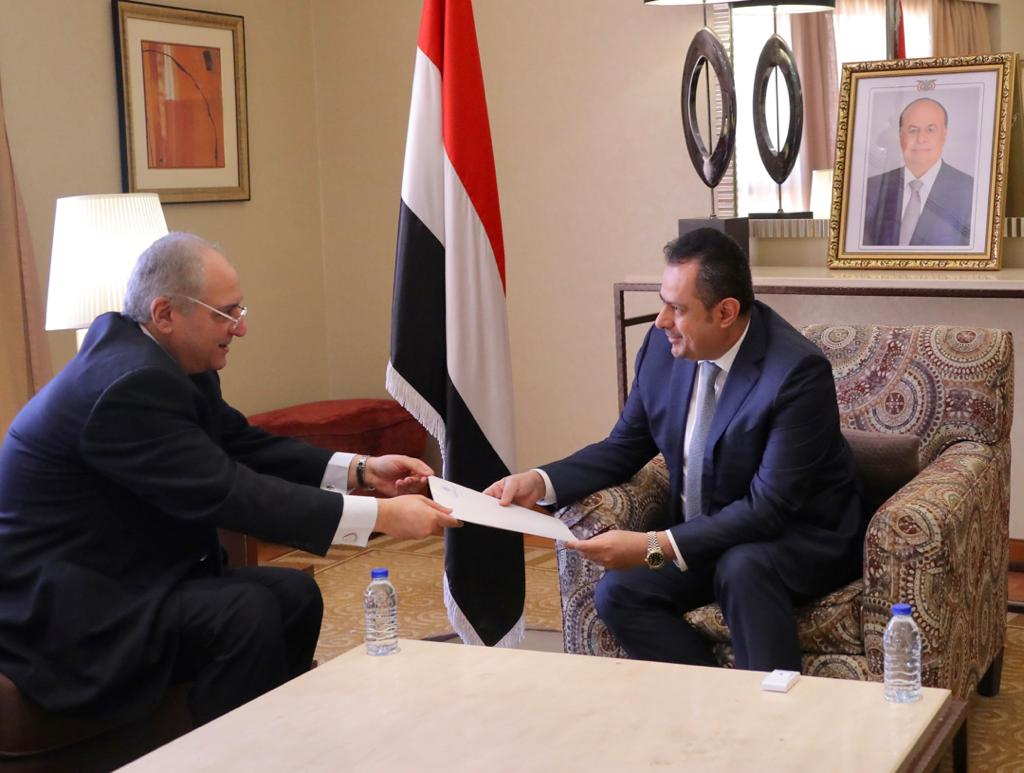 الحكومة تتسلم رسالة خطية من رئيس الوزراء المصري (نص الرسالة)