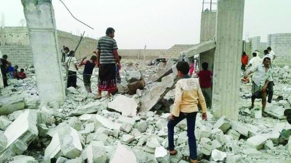 مليشيا الحوثي تفجر منزل مواطن في جبل حبشي غربي تعز